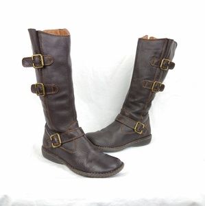 b.o.c /// Annarella Tall Brown Leather Boots